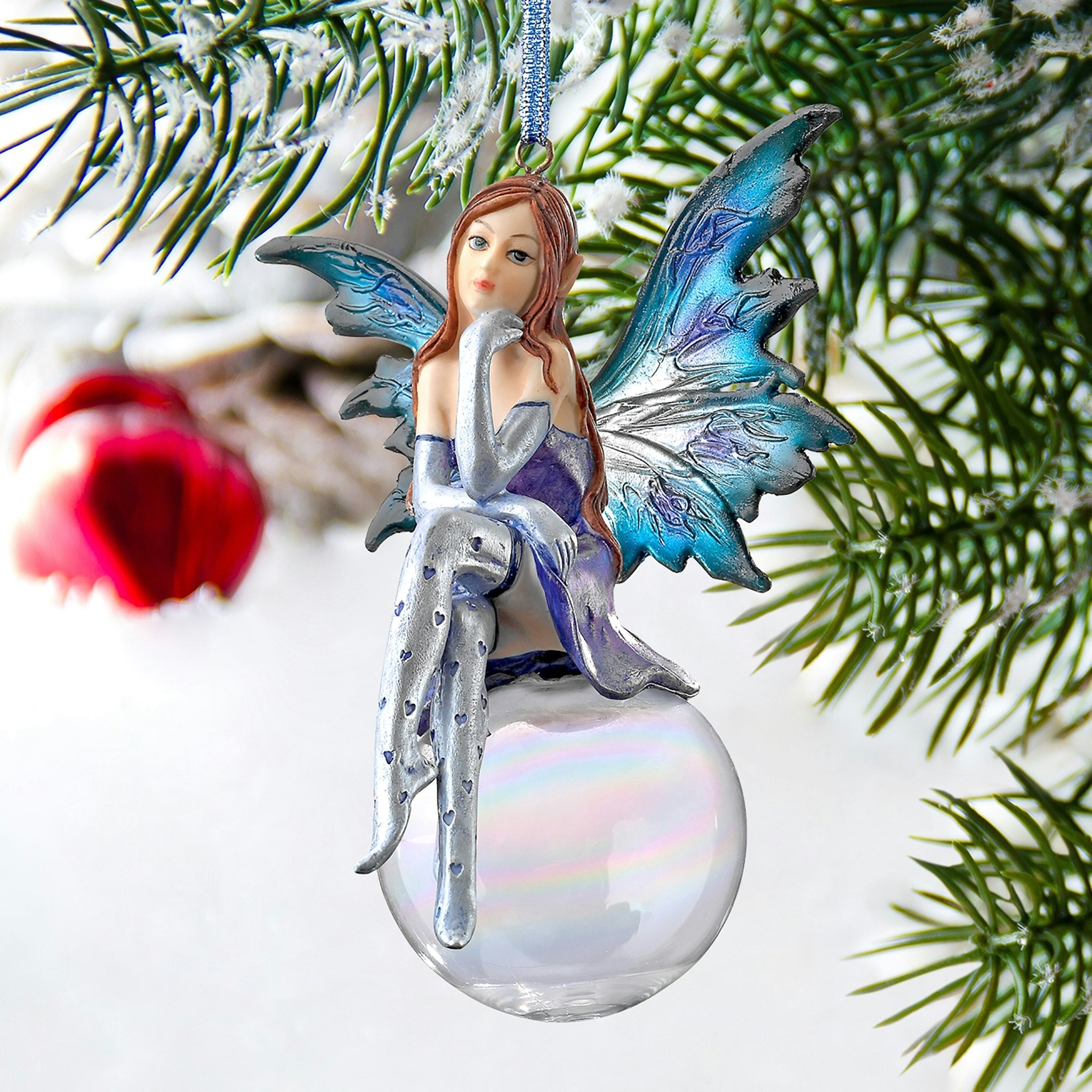 The Snow Fairy Goddess Holiday Ornament