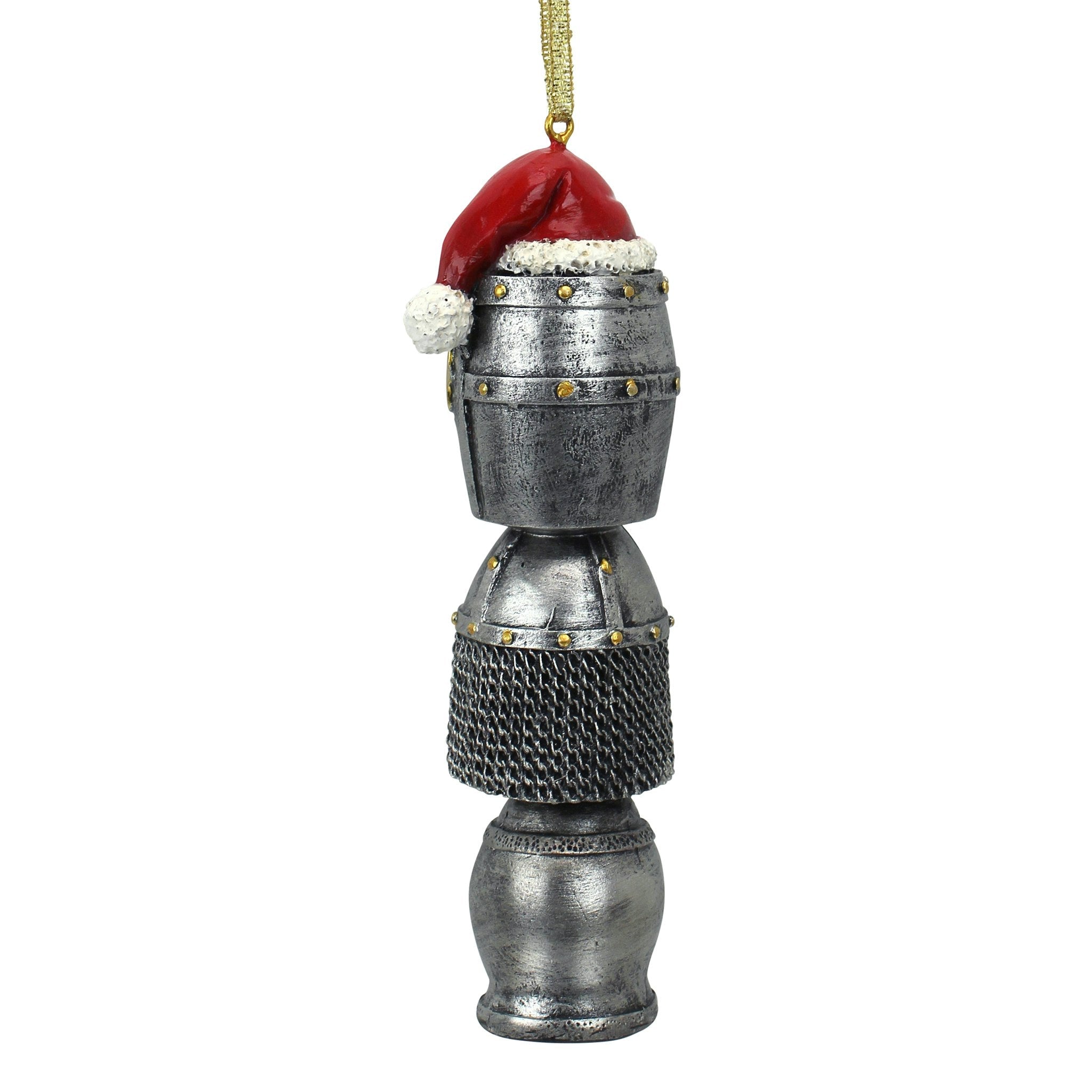 Medieval Helms Totem Holiday Ornament