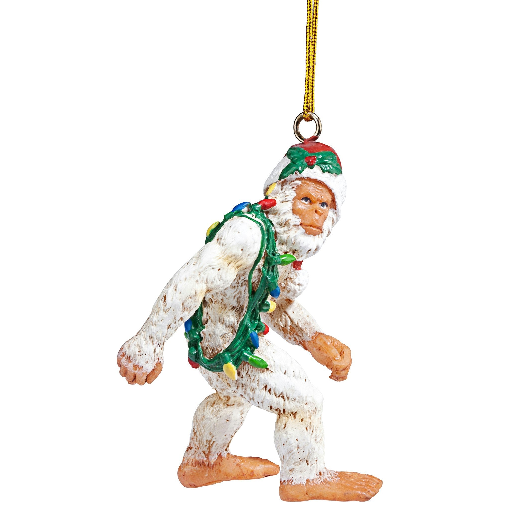 Bigfoot the Abominable Snowman Yeti Holiday Ornament: Set of Three