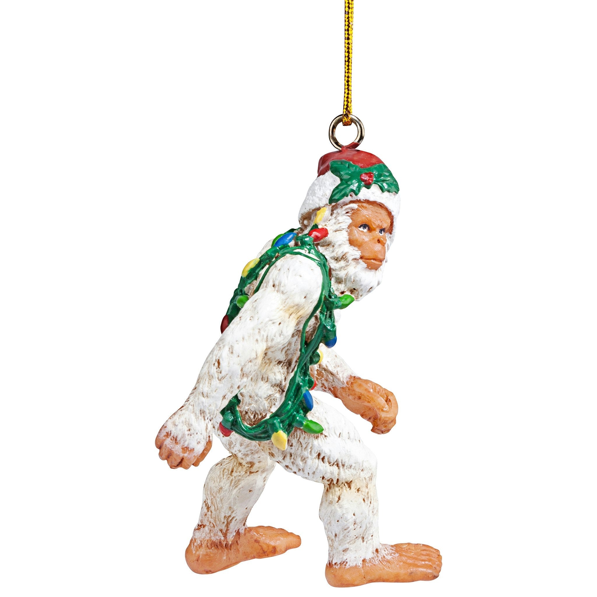 Bigfoot the Abominable Snowman Yeti Holiday Ornament: Set of Three