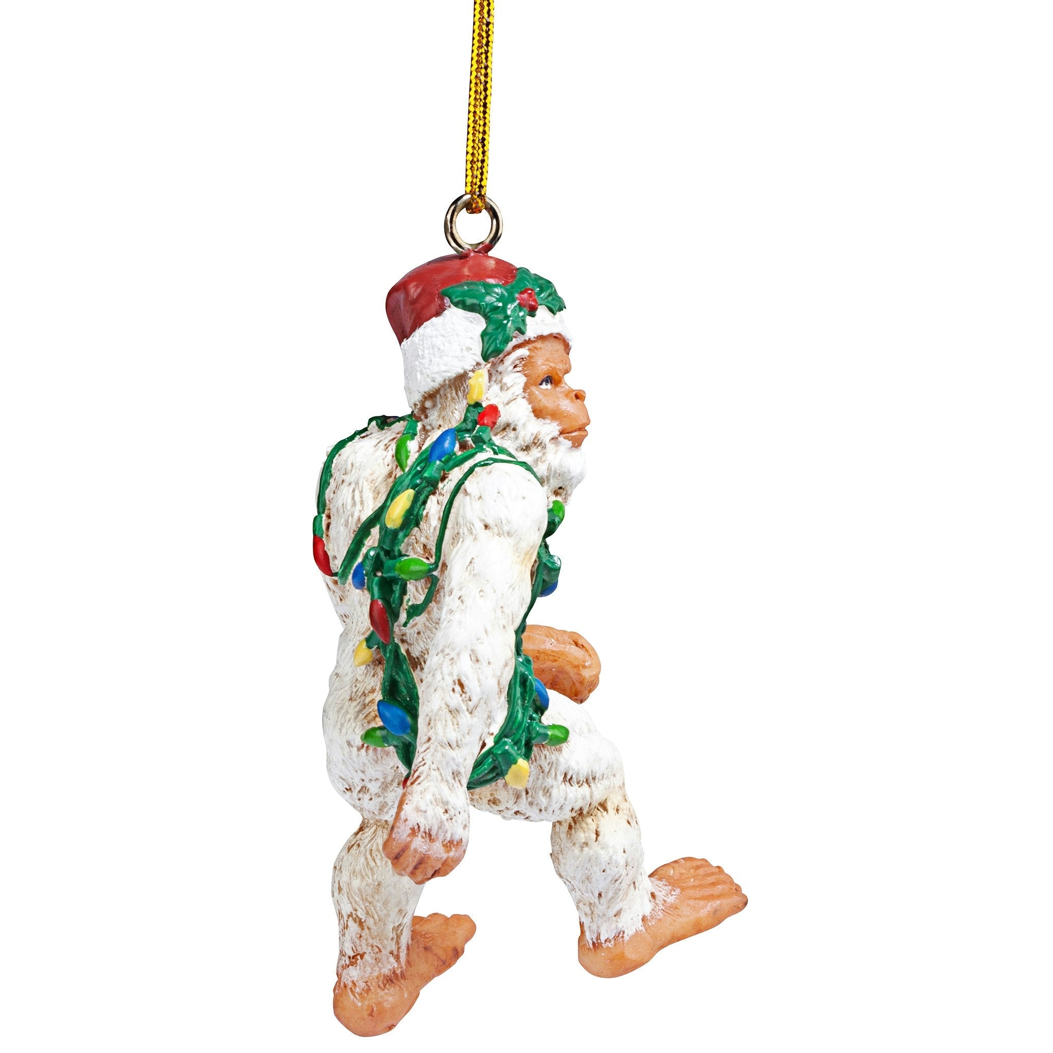 Bigfoot the Abominable Snowman Yeti Holiday Ornament: Set of Three