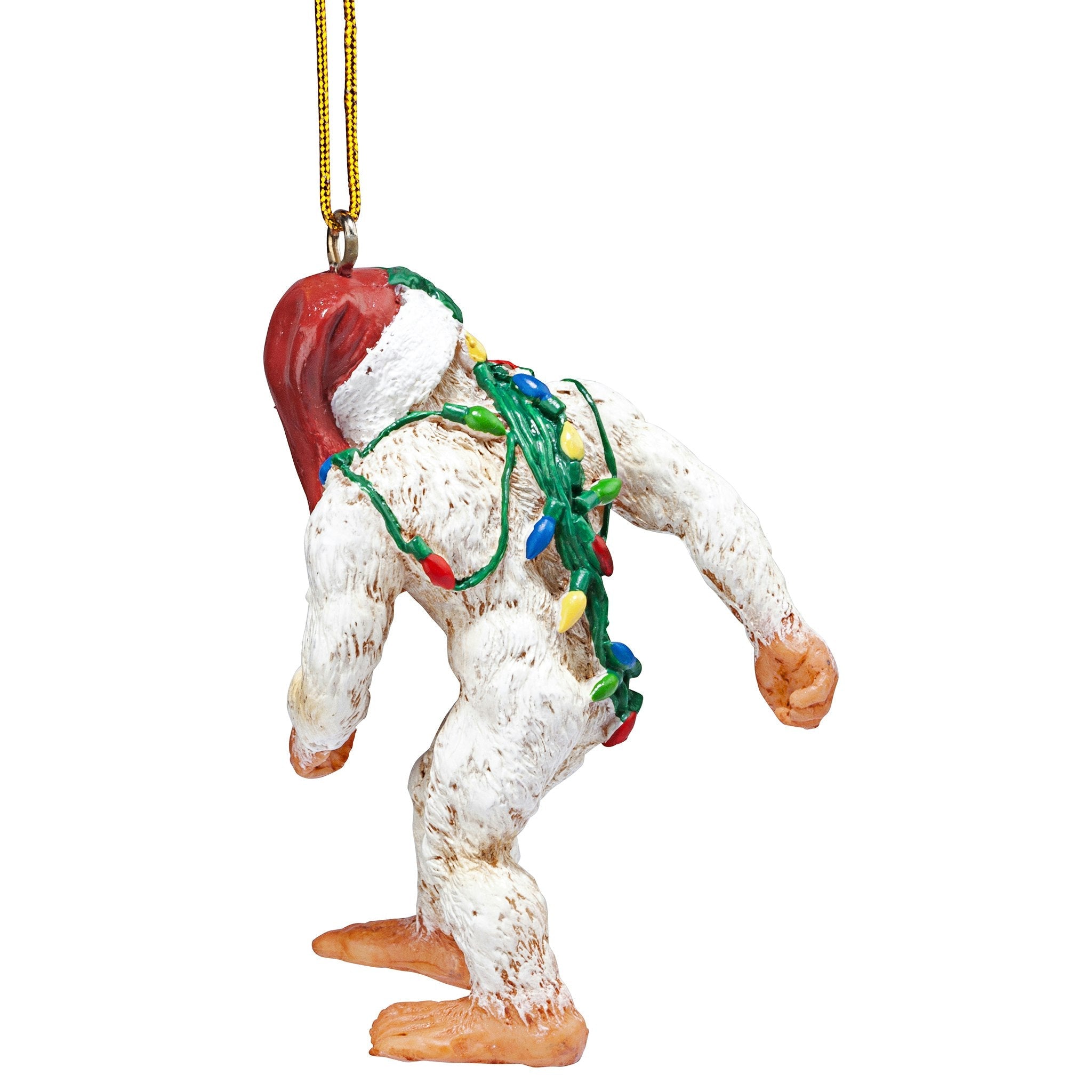 Bigfoot the Abominable Snowman Yeti Holiday Ornament: Set of Three