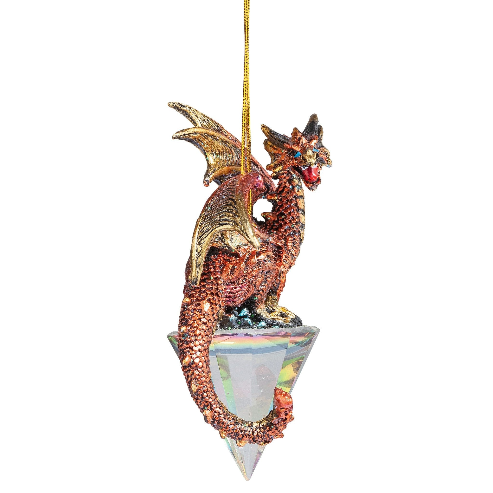 Diamond Dragon 2019 Gothic Holiday Ornament: Set of Three