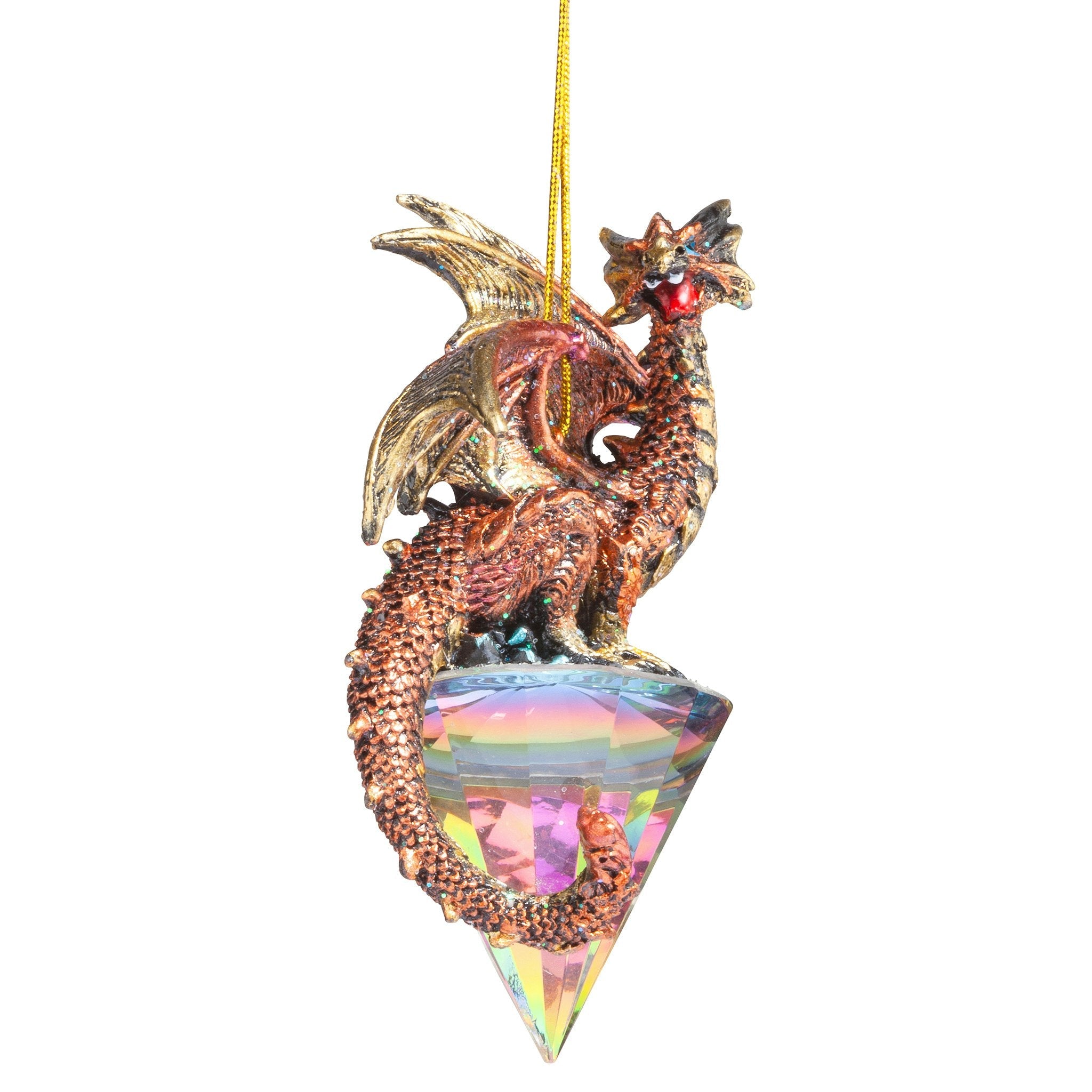 Diamond Dragon 2019 Gothic Holiday Ornament: Set of Three