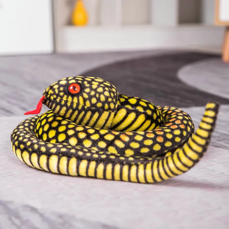 Plush Cobra Snake Pillow