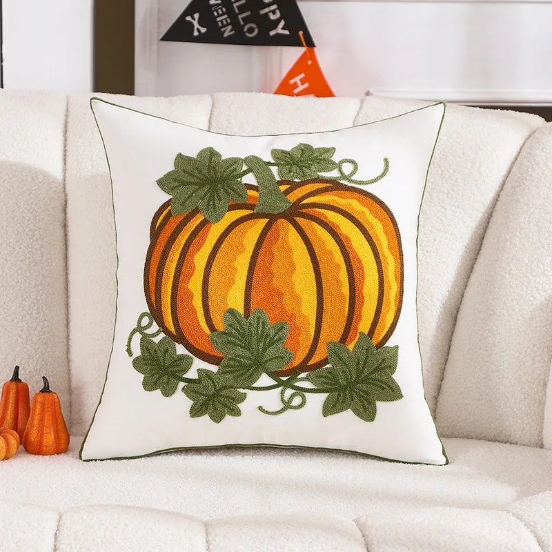 Autumn Pumpkin Cushion Cover