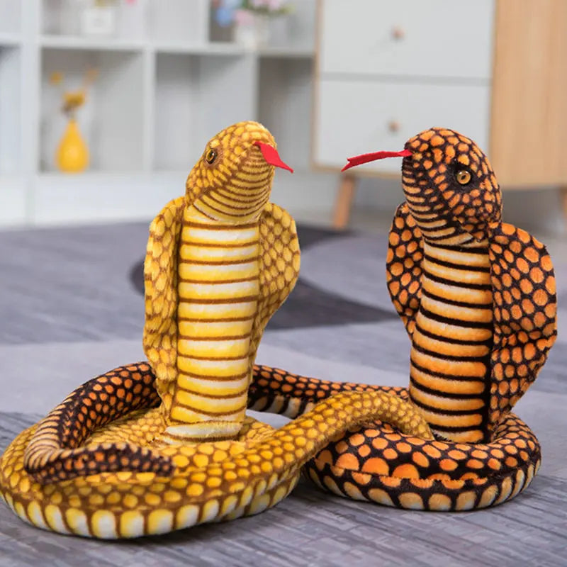 Plush Cobra Snake Pillow