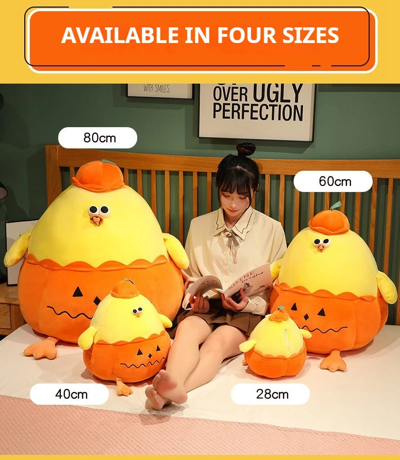 Dundun Metaverse Pumpkin Chicken Plush Toy