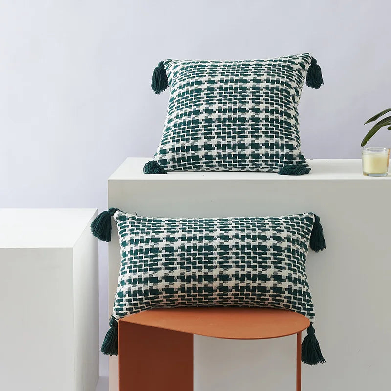 Double-sided Striped Pillow Case