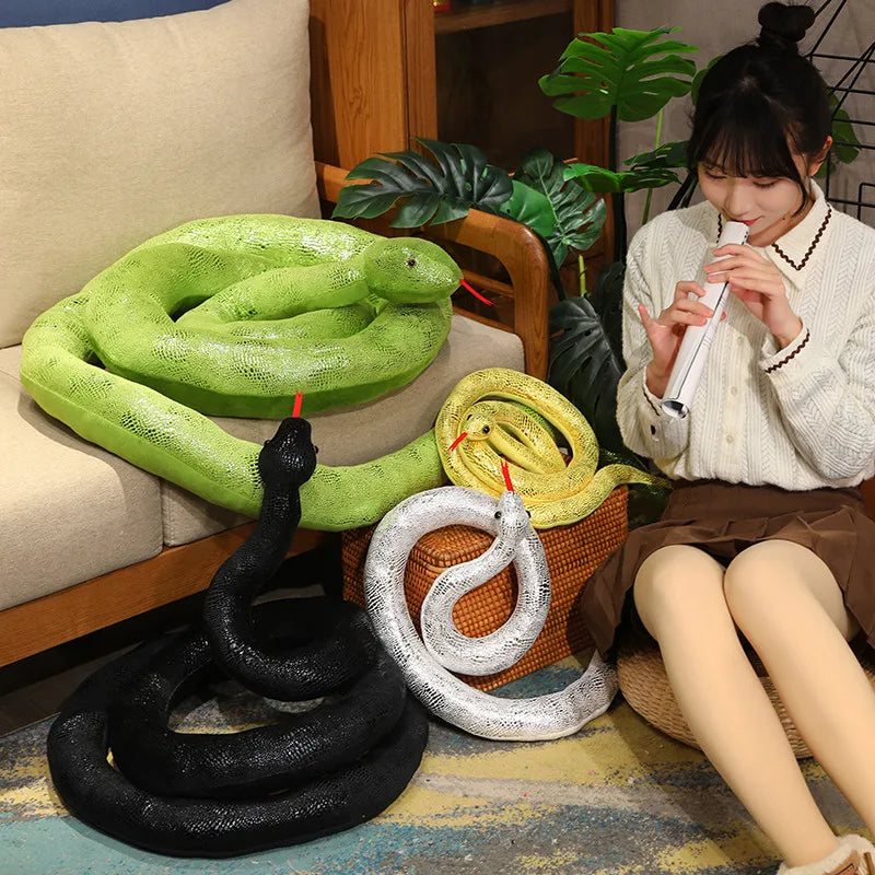 Giant Long Pillow Snake Toy