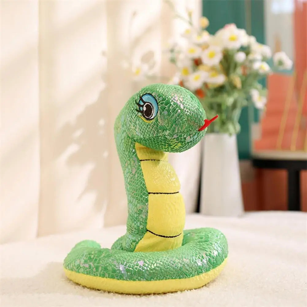 Sequin Snake Pillow Doll