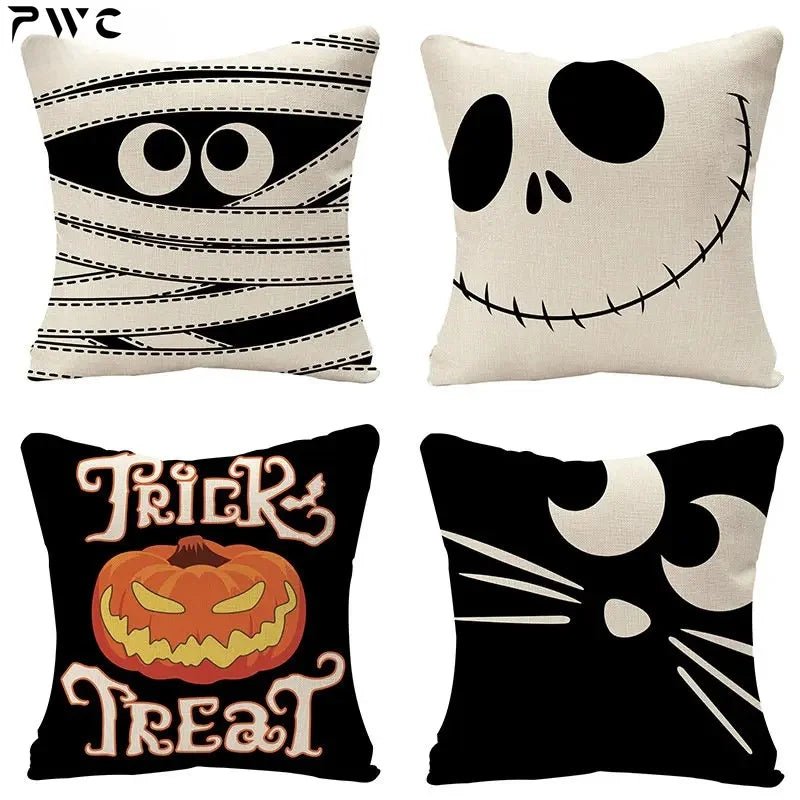 Halloween Trick or Treat Cushion Cover