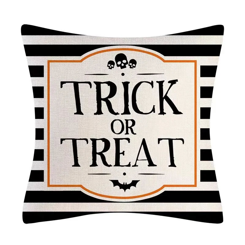 Halloween Trick or Treat Cushion Cover