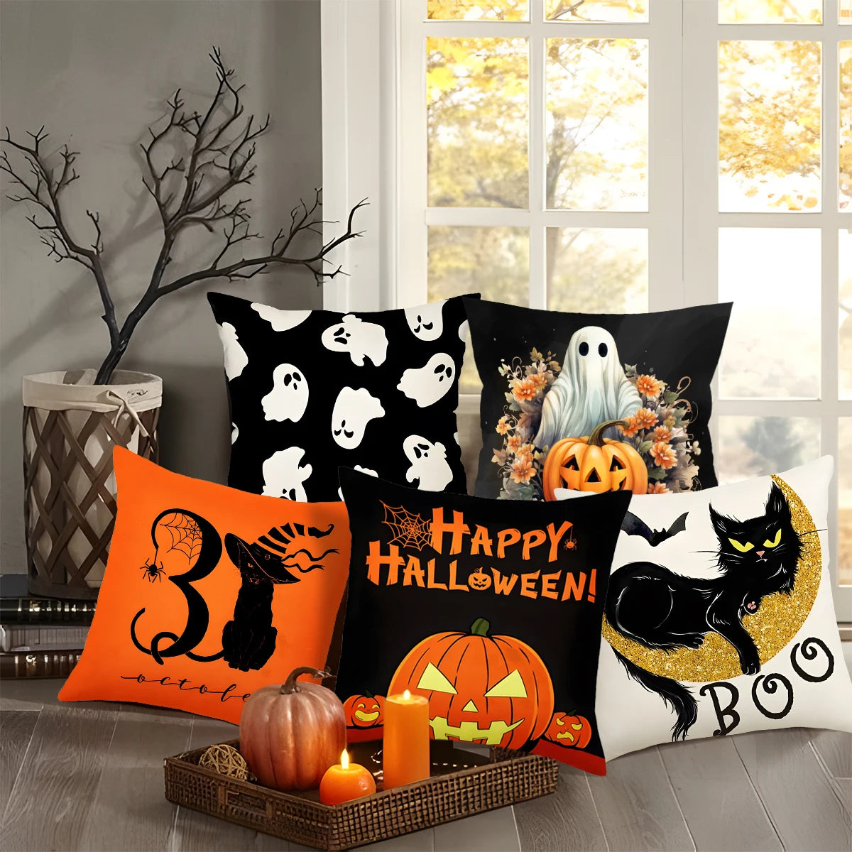 Happy Halloween Party Decorations Pillowcase