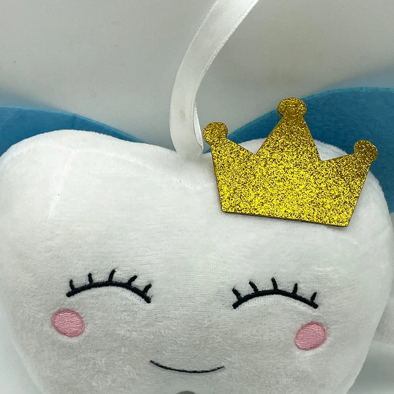 TreasuringU Tooth Fairy Plush Toys Cartoon Soft Stuffed Tooth Dolls Cute Car House Pillow Birthday Gift for Children Kids