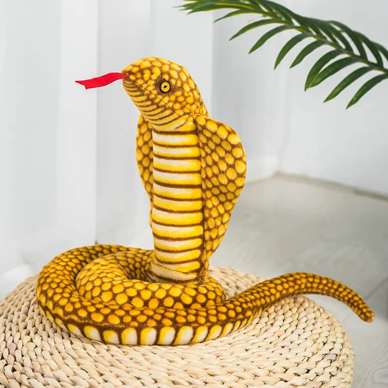 Plush Cobra Snake Pillow