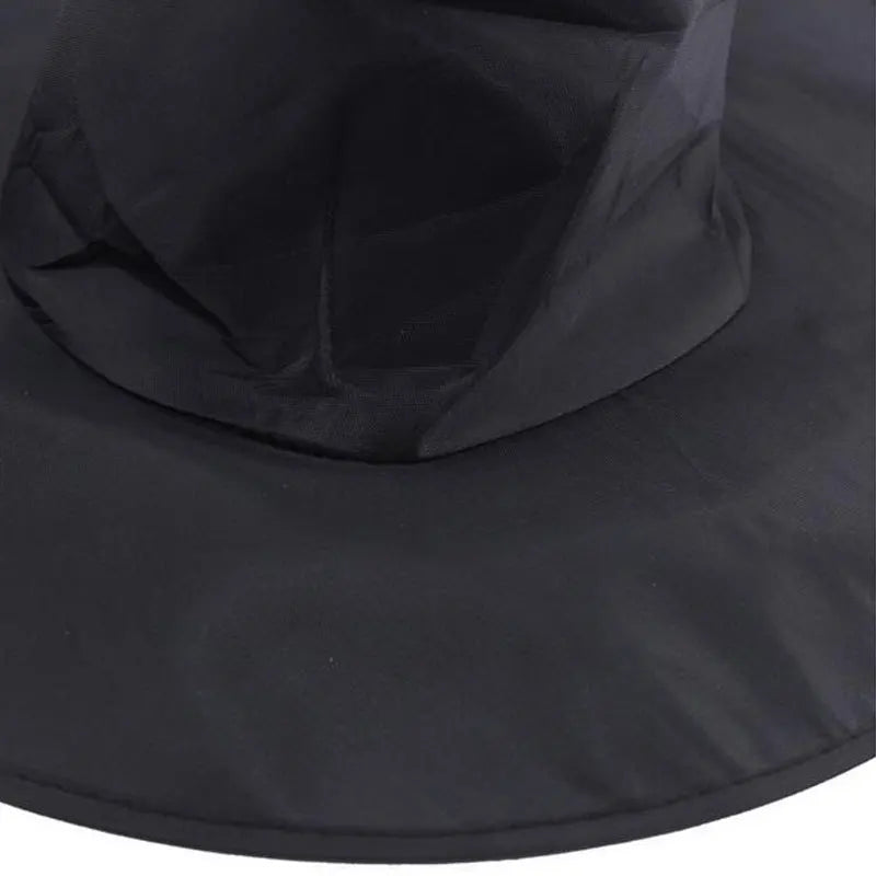 Halloween Folds Witch Wizard Black Hat Party Cosplay Costume Headgear Devil Cap Props Decoration Supplies for Adult Women Men