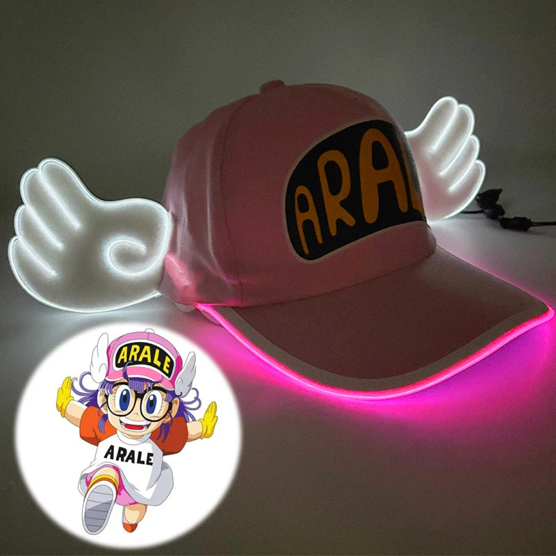 LED Light up Baseball Hat Flashing Glow Rave Party Cap Halloween trick or treat funny Pumpkin hat for man women cosplay costume