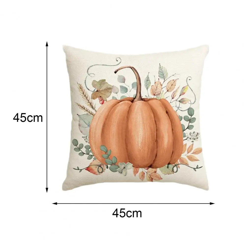 Autumn Pumpkin Throw Pillow Covers Set