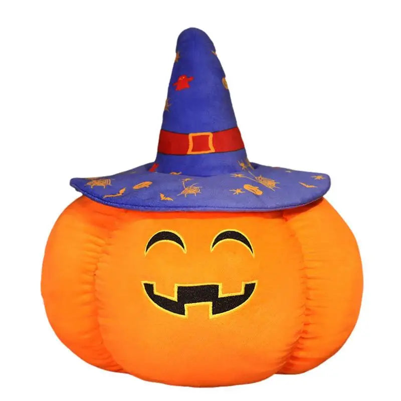 Witch Hat Pumpkin Plush Pillow