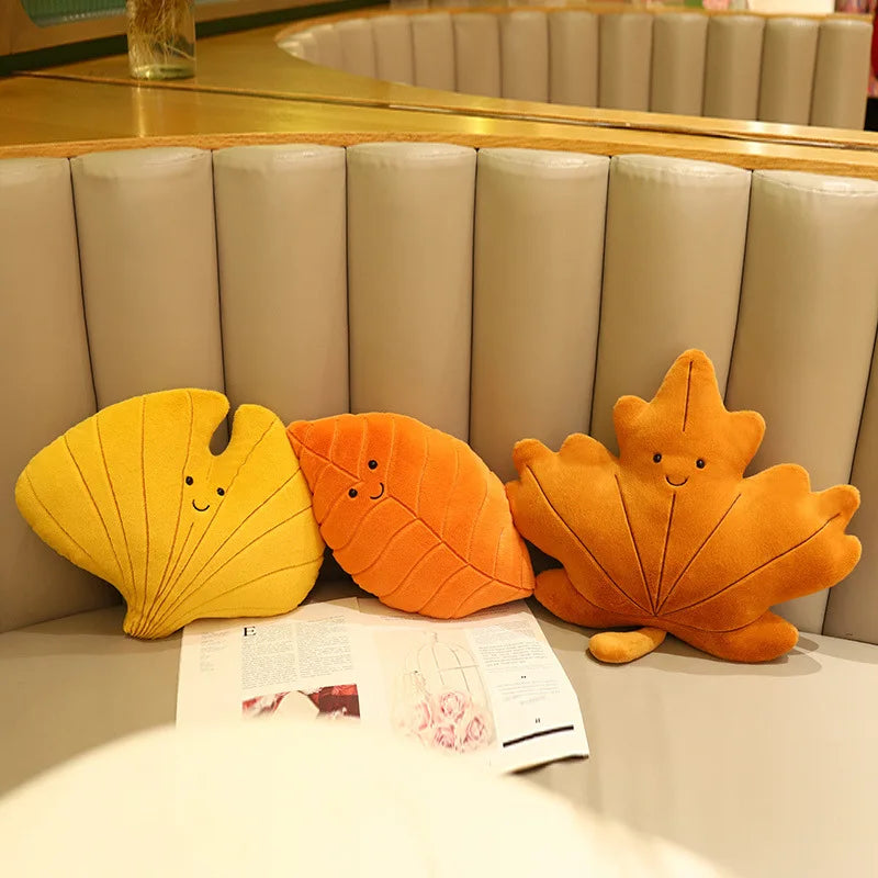 Soft Leaf Cushion Room Decoration