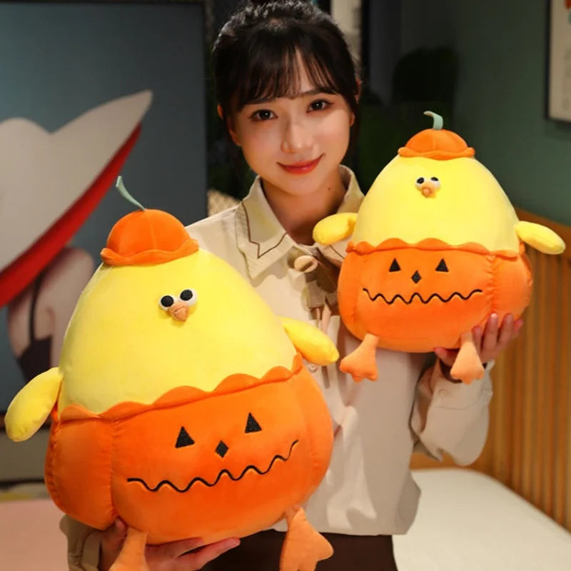 Dundun Metaverse Pumpkin Chicken Plush Toy