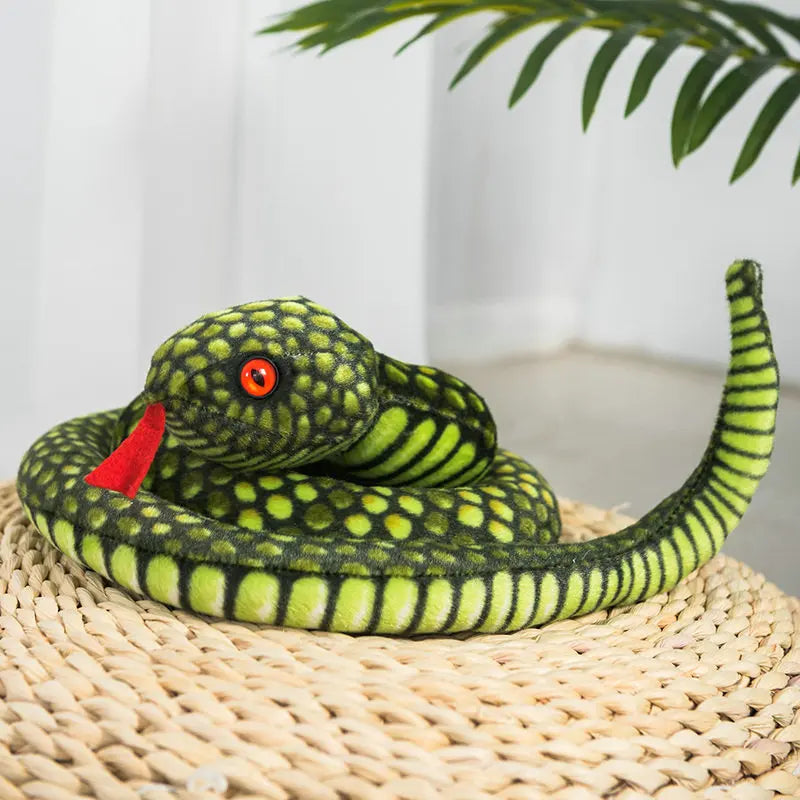 Plush Cobra Snake Pillow