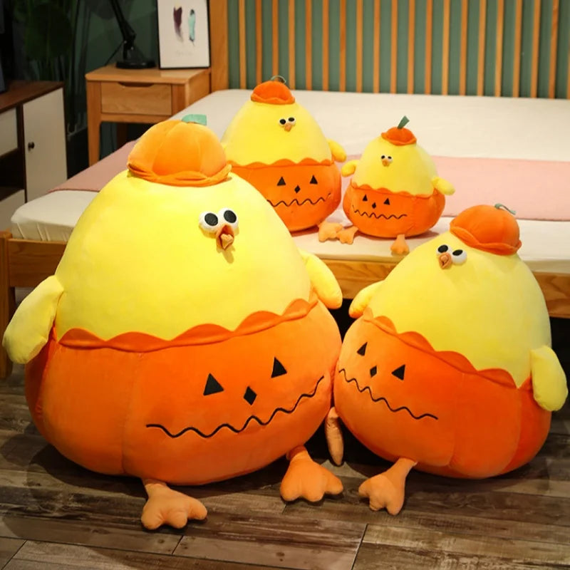 Dundun Metaverse Pumpkin Chicken Plush Toy