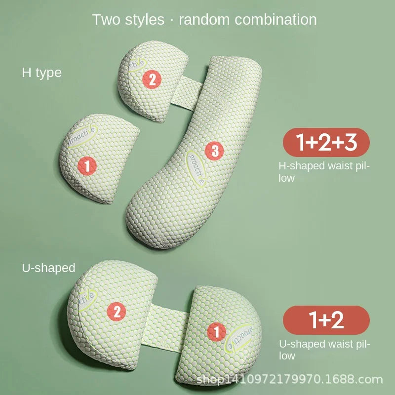 U-shaped pregnancy pillow