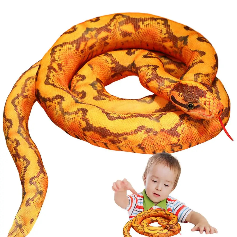 Realistic Giant Python Plush Pillow