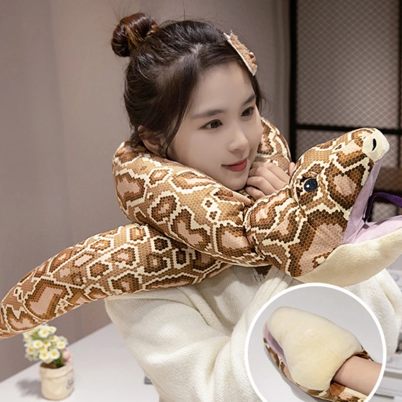 F19F Cartoon Snake Pillow