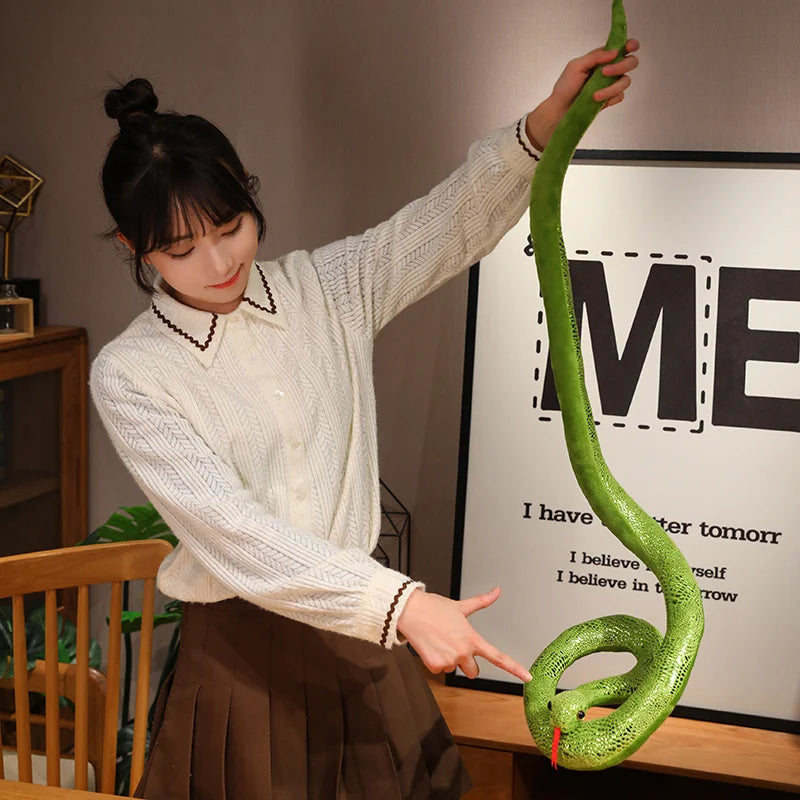 Giant Long Pillow Snake Toy