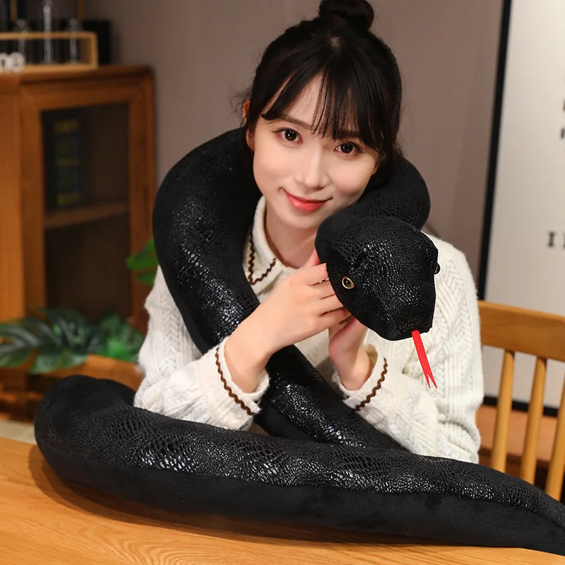 Giant Long Pillow Snake Toy