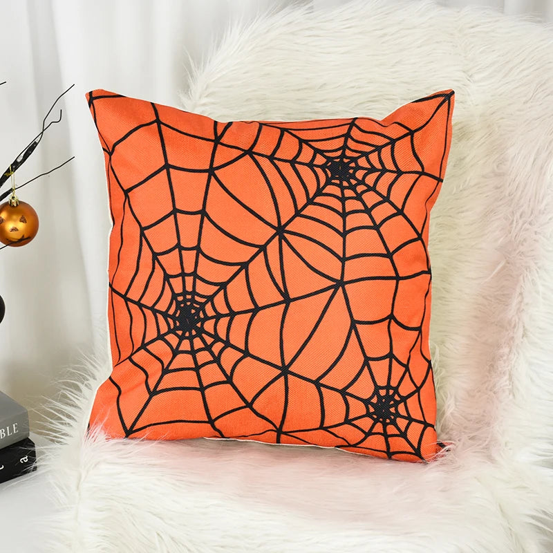 Halloween Pumpkin & Ghost Pillow Case