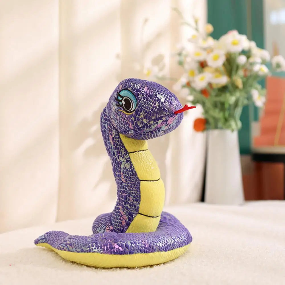 Sequin Snake Pillow Doll