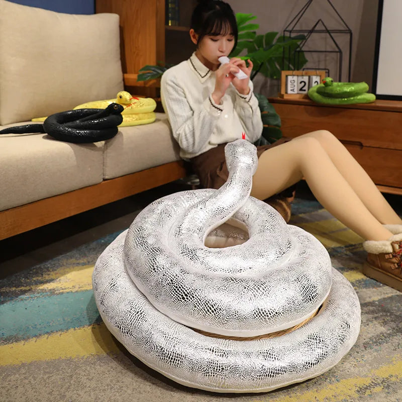 Giant Long Pillow Snake Toy