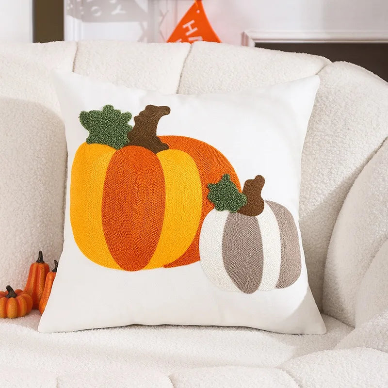 Autumn Pumpkin Cushion Cover