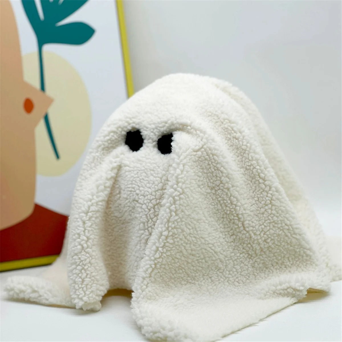 Pillow the Halloween Ghost Pillow for Fans Gift, Soft Stuffed Halloween Ghost Plush for Kids and Adults