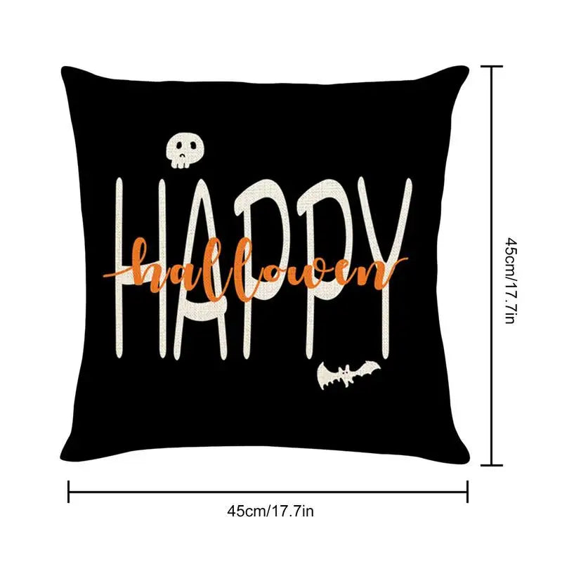 Halloween Pumpkin & Ghost Pillow Covers