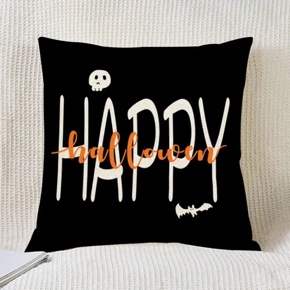 Halloween Pumpkin & Ghost Pillow Covers