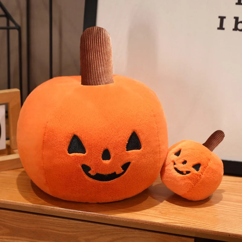 Halloween Plush Pumpkin & Mummy