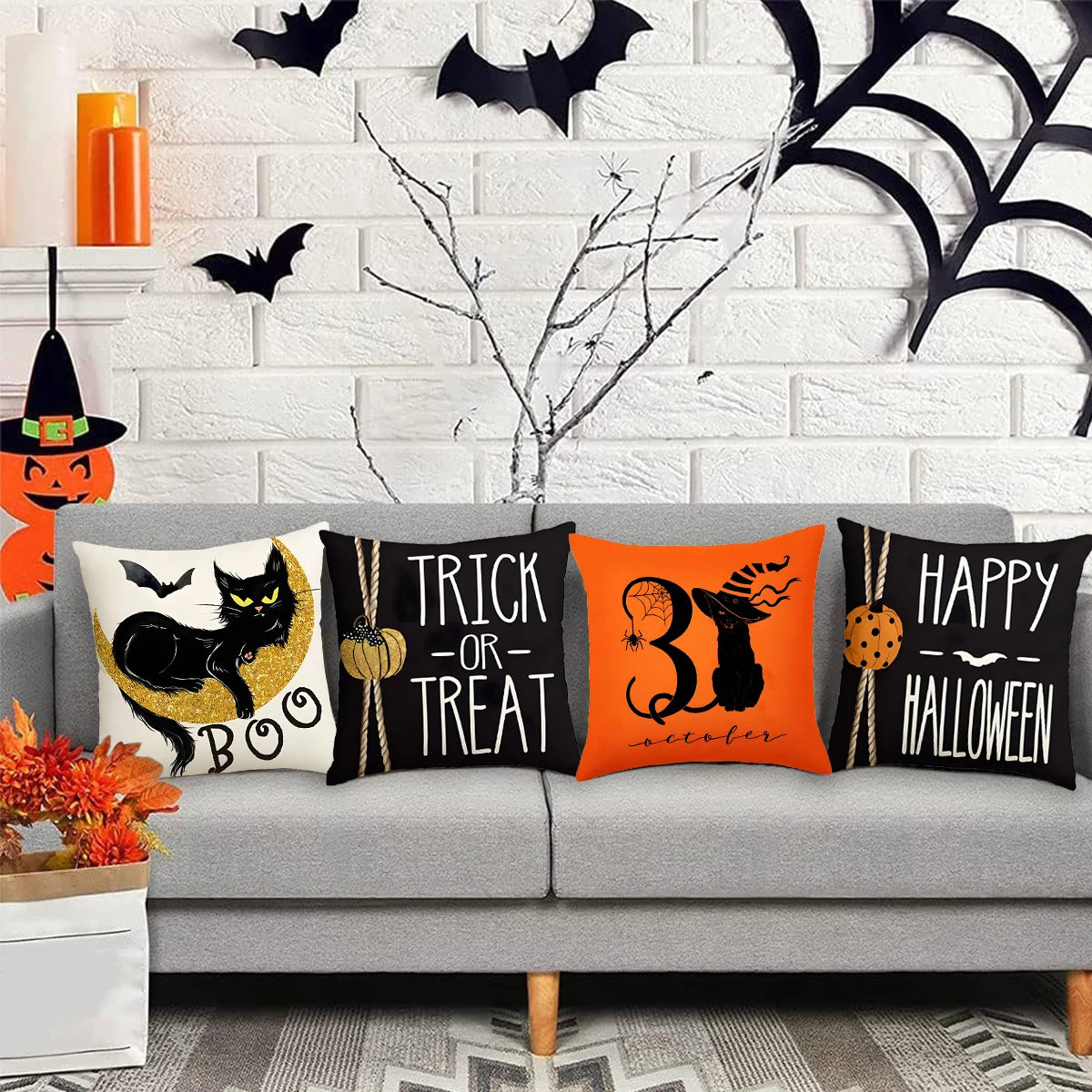 Happy Halloween Party Decorations Pillowcase