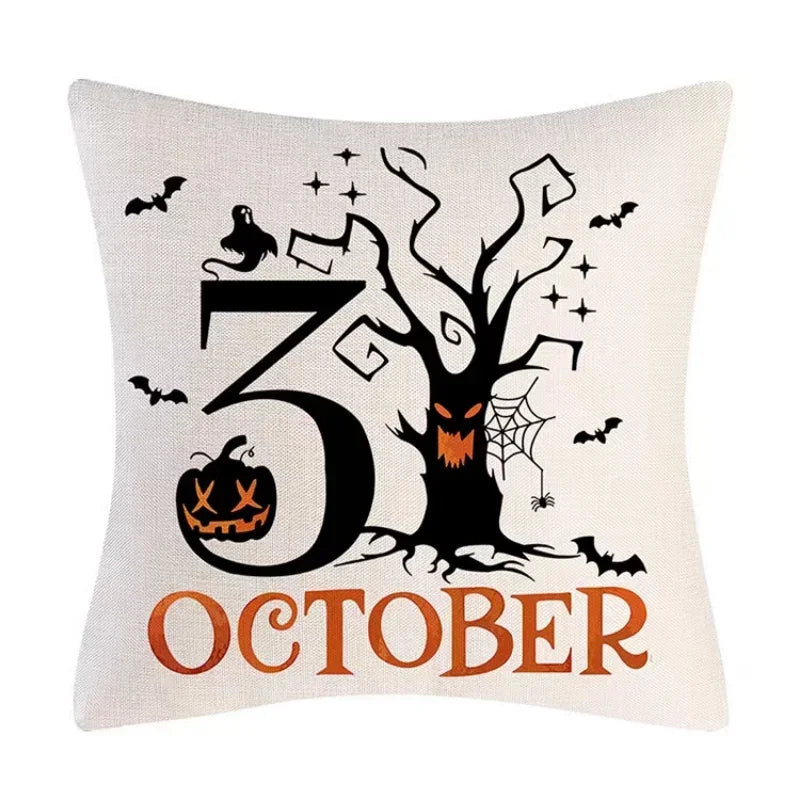 Halloween Trick or Treat Cushion Cover