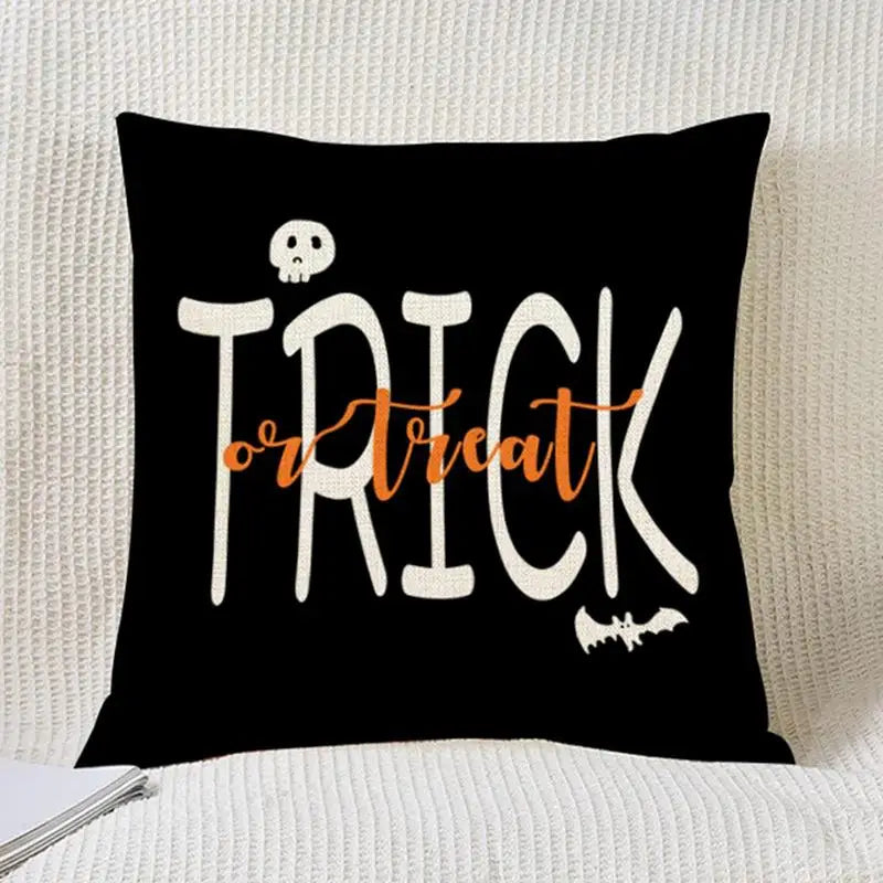 Halloween Pumpkin & Ghost Pillow Covers