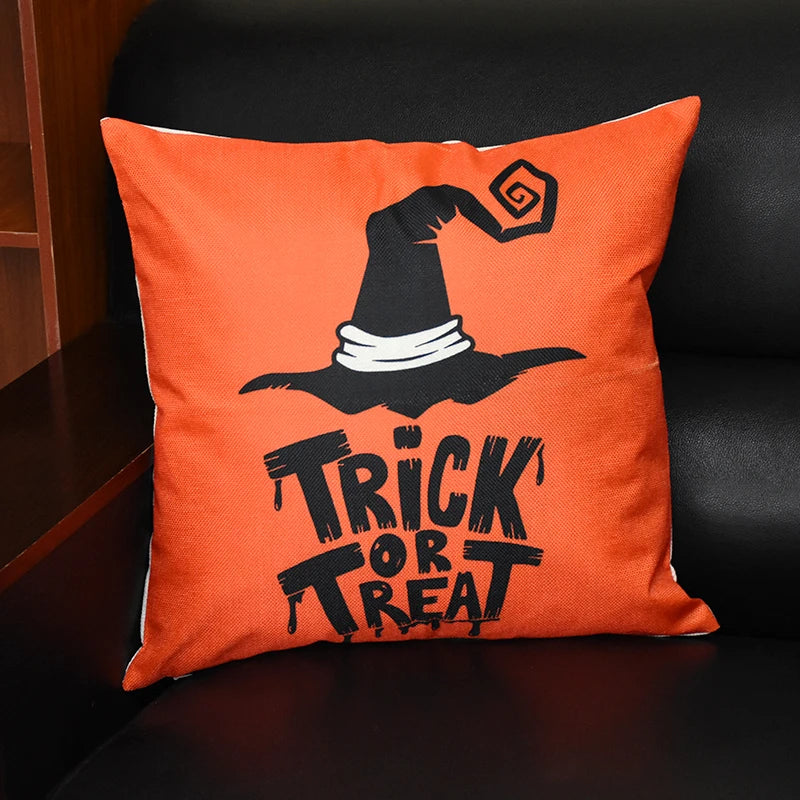 Halloween Pumpkin & Ghost Pillow Case