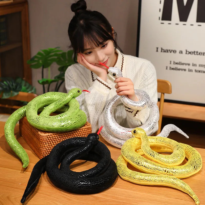 Giant Long Pillow Snake Toy