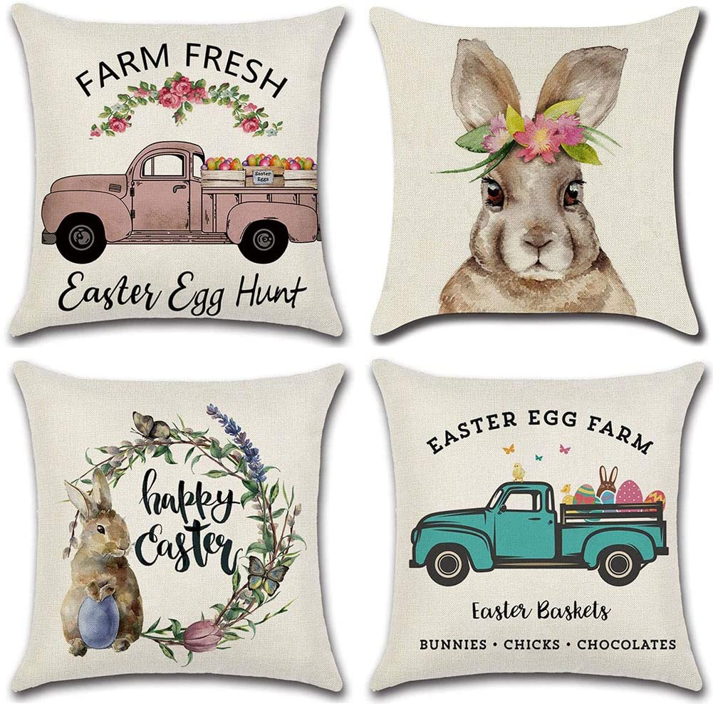 Easter Bunny Pillow Covers