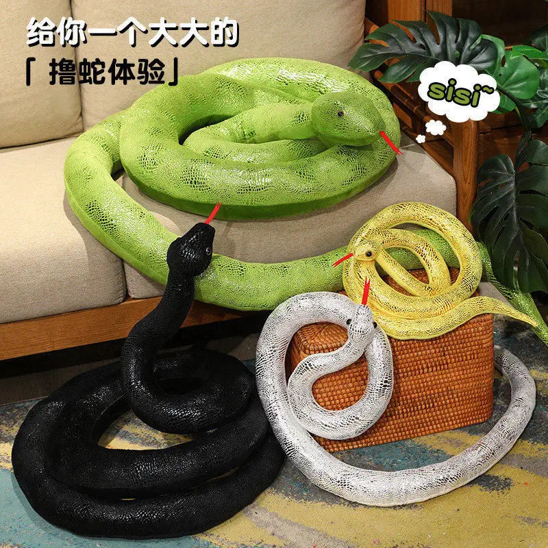 Giant Long Pillow Snake Toy