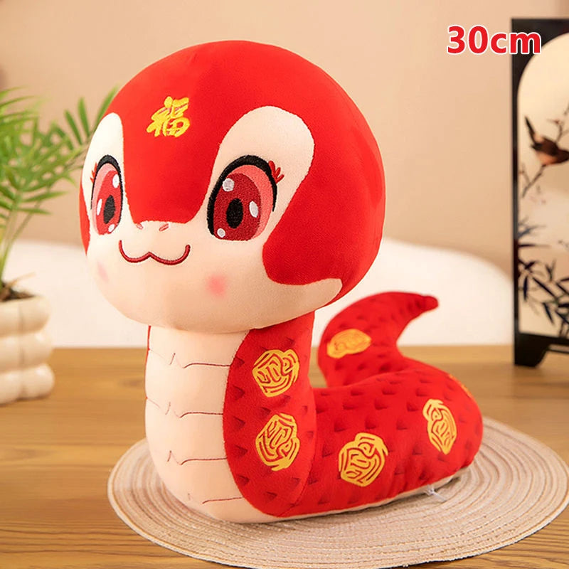 Lucky Snake Plush Pillow