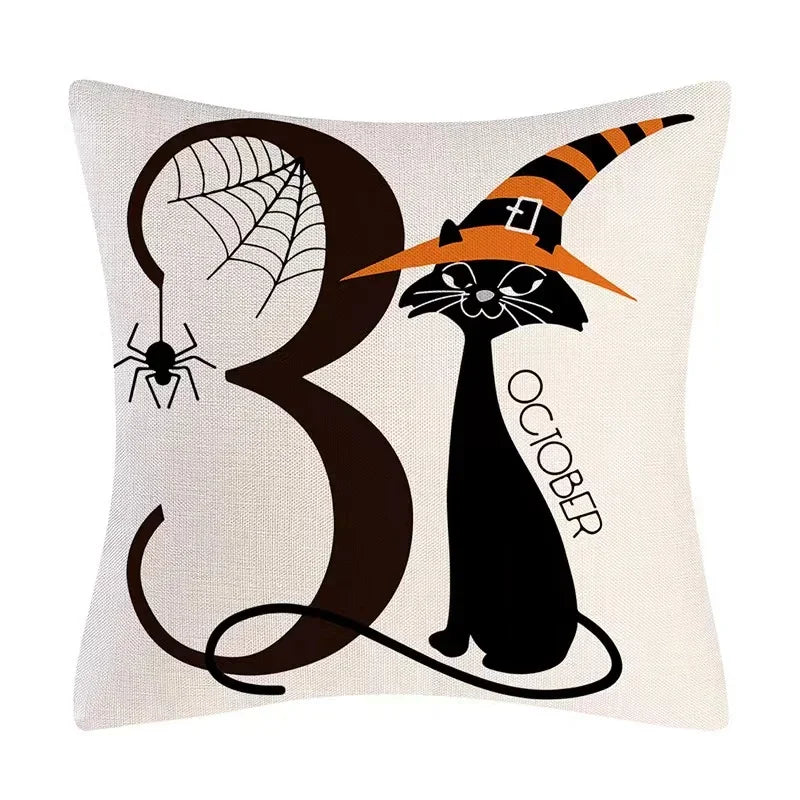 Halloween Trick or Treat Cushion Cover